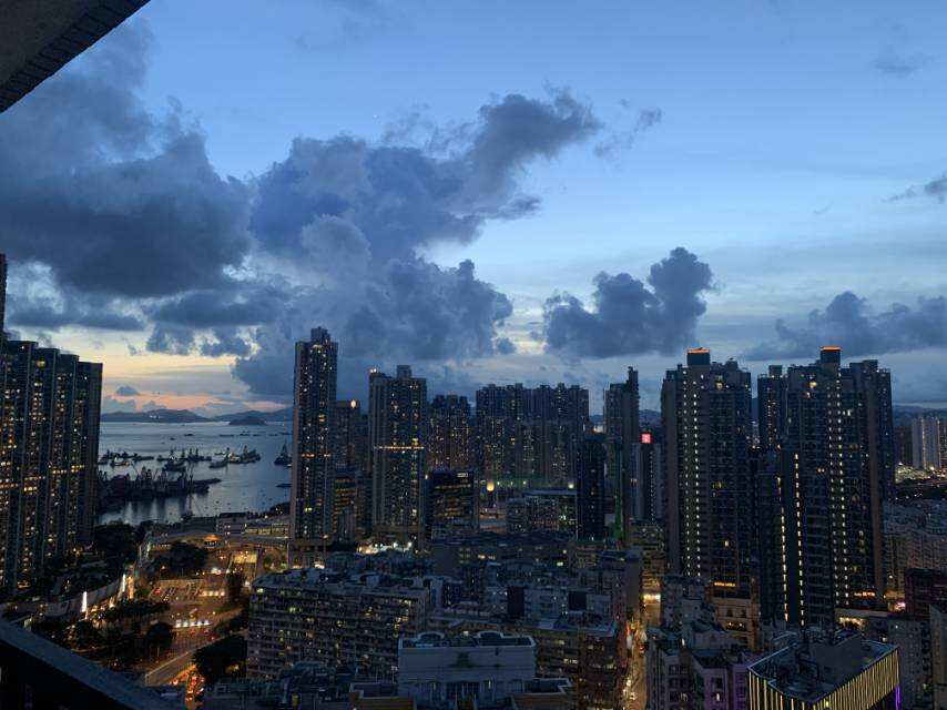 必看！旺角高层洋楼海景落地窗卧室