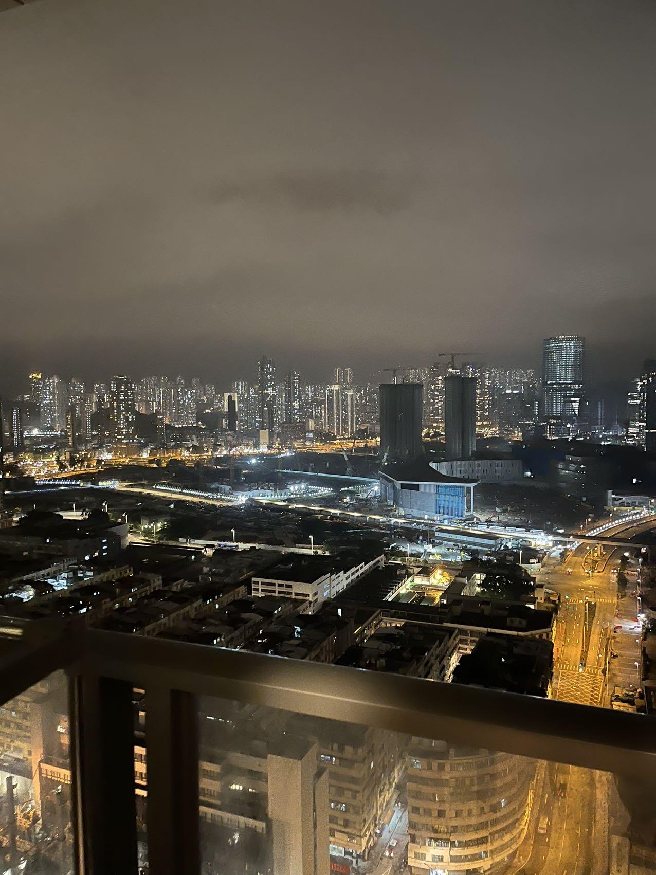 香港九龙大房短租 绝美高层无遮挡夜景
