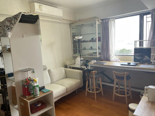 西营盘均益大厦三期海景两房招次卧室友，厅住人