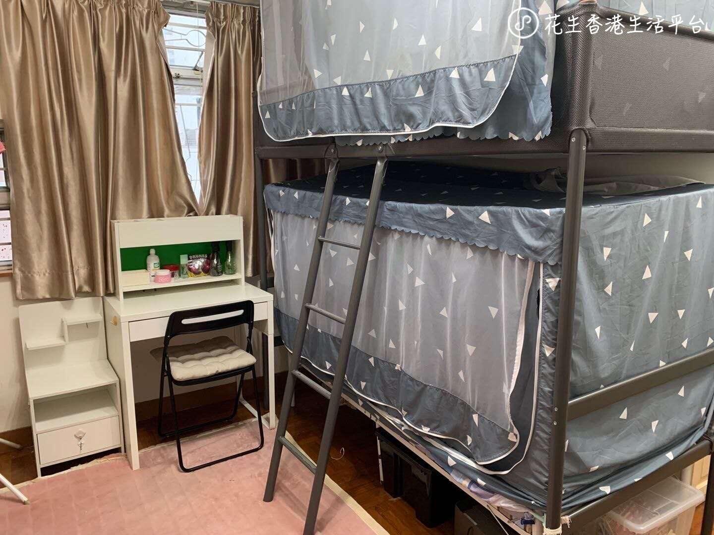 两房一厅，租一年，无中介费