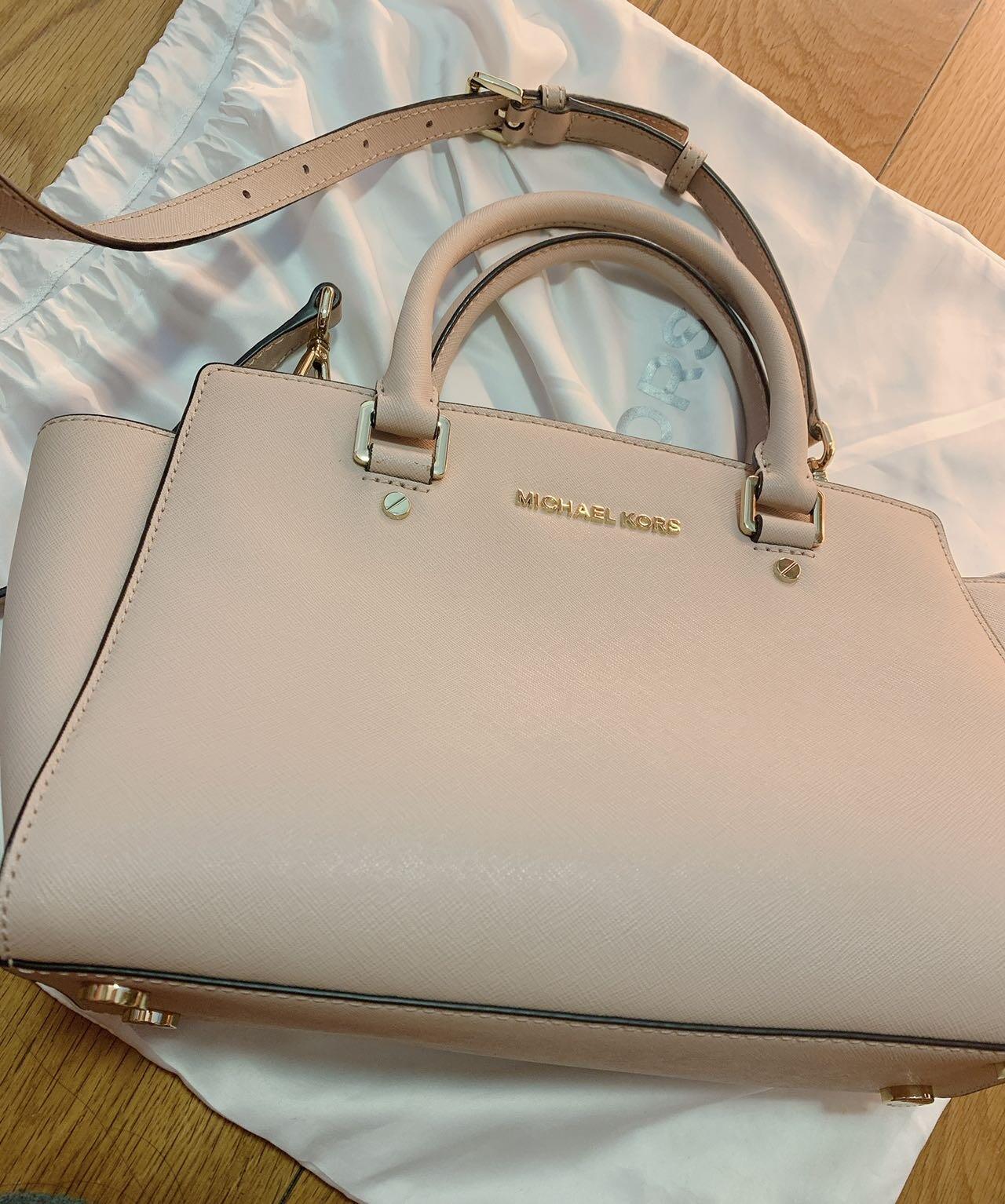 MK大号粉色饺子包