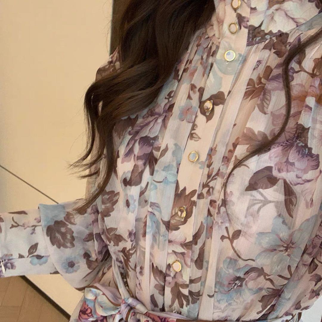 碎花长裙
