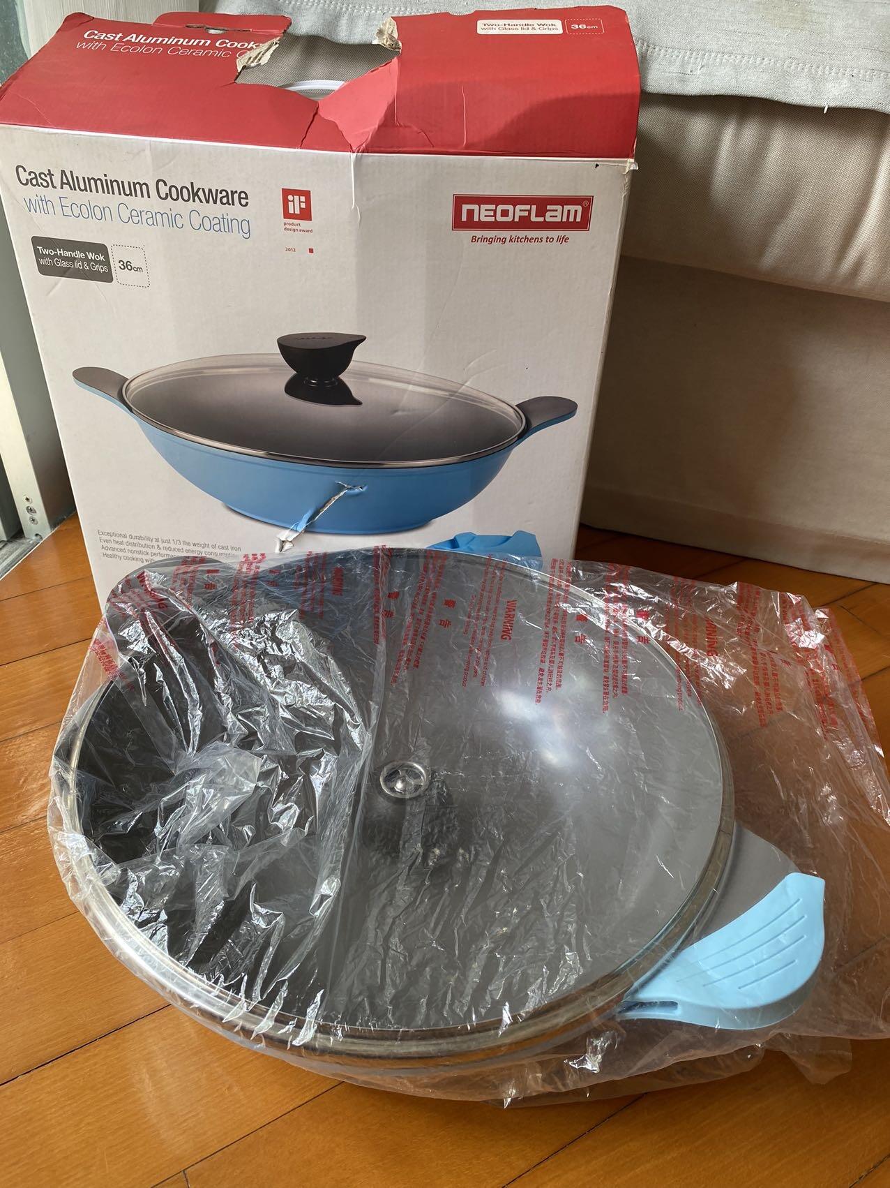 36 cm炒锅+防热硅胶手套