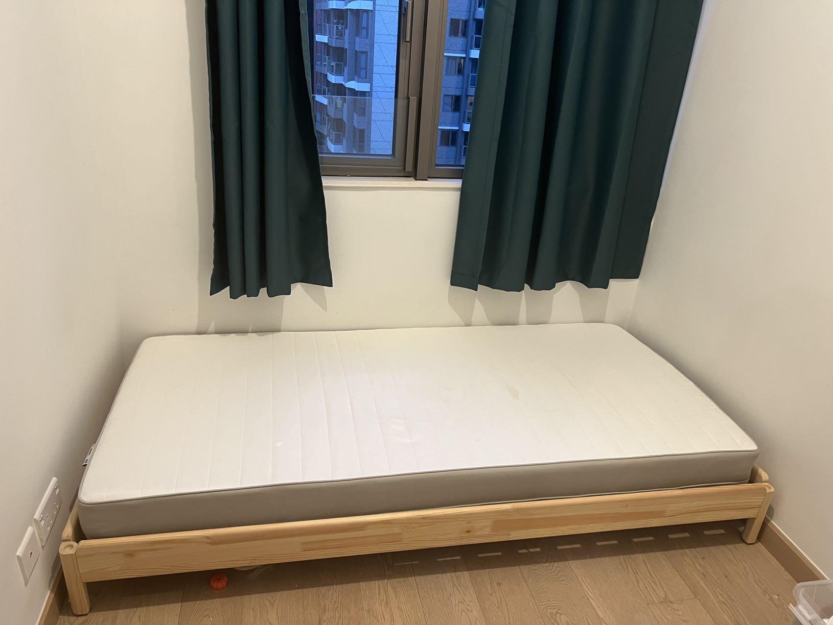 ikea单人床+床垫