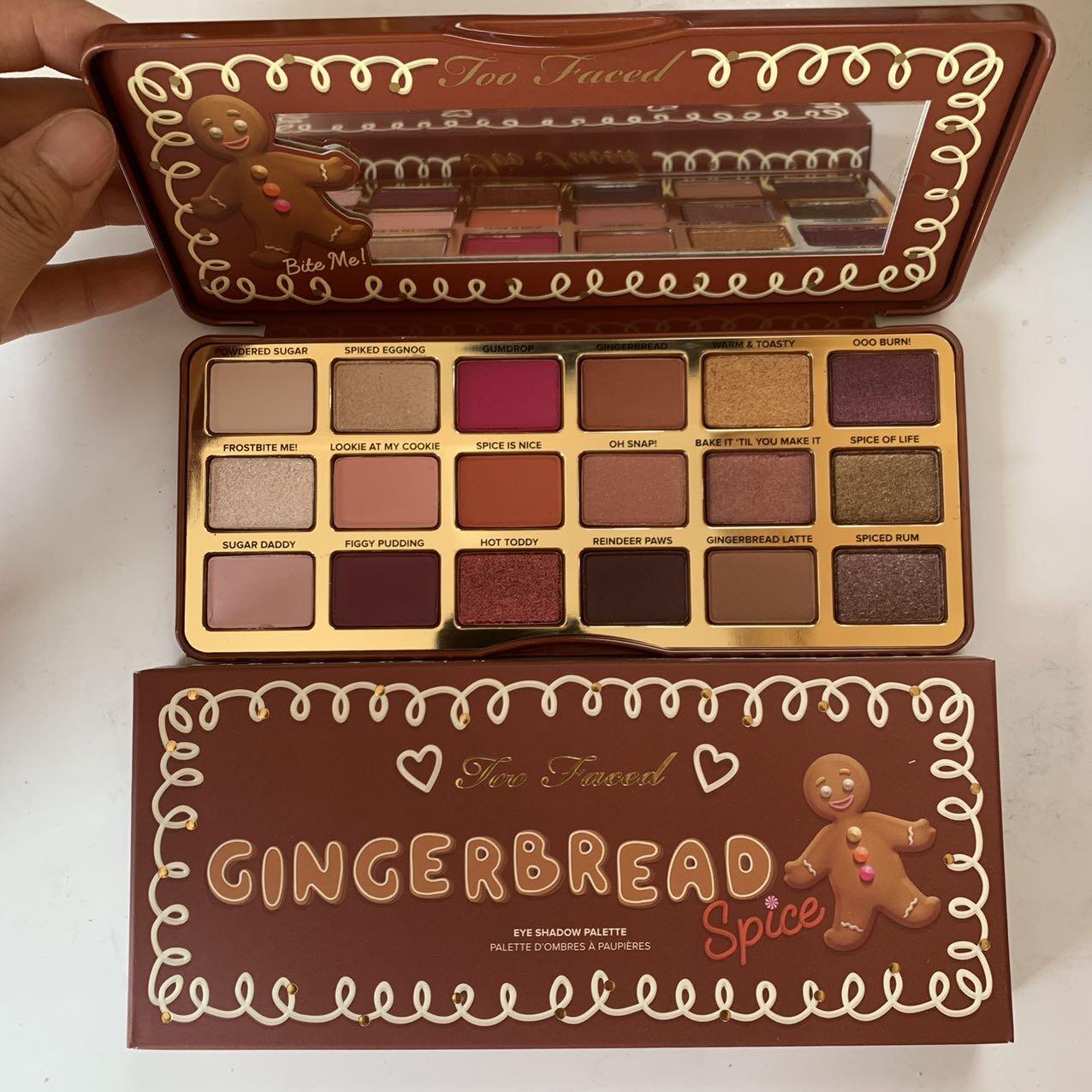全新Too Faced圣诞限量姜饼人眼影盘