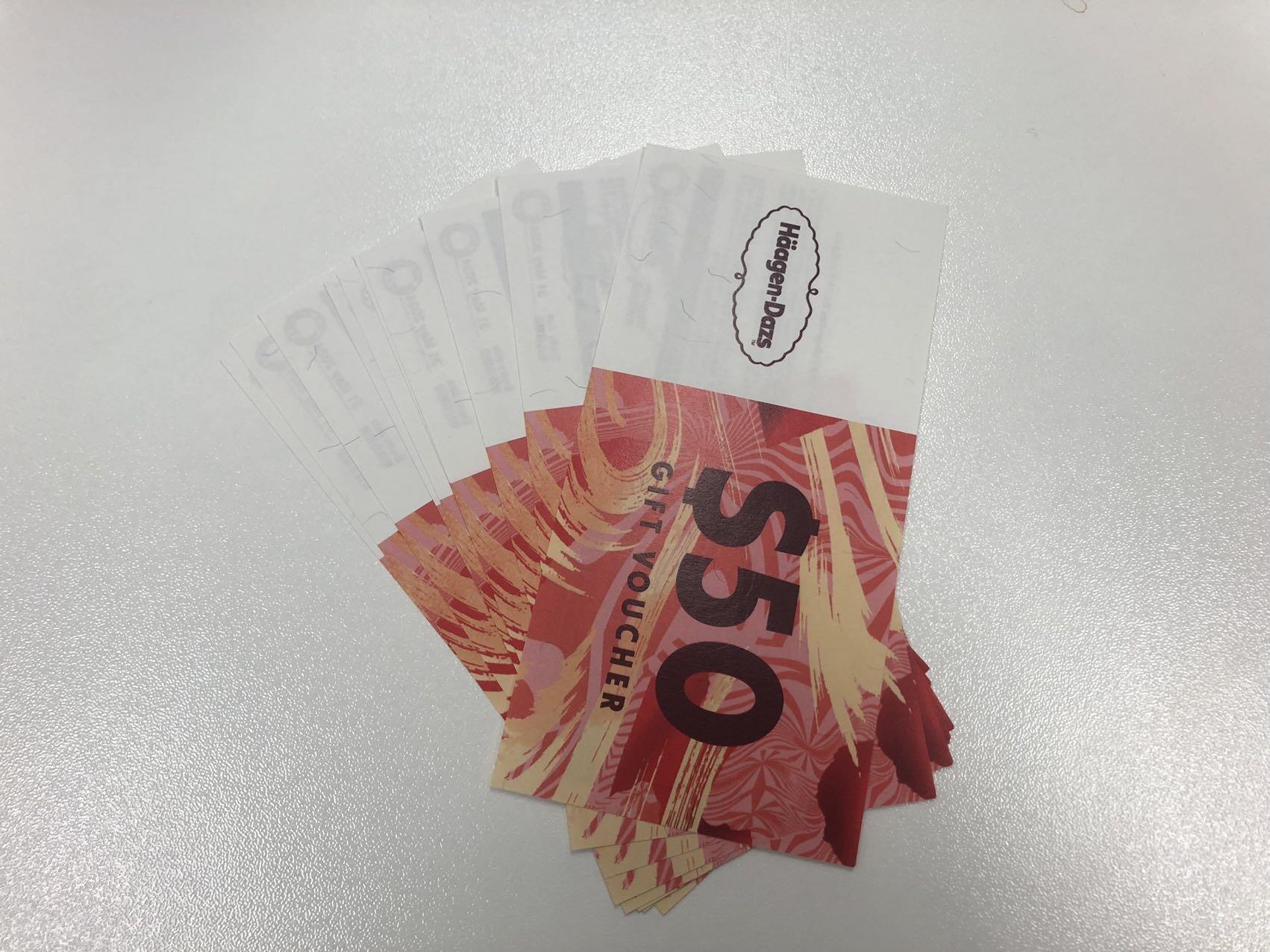 哈根达斯购物券