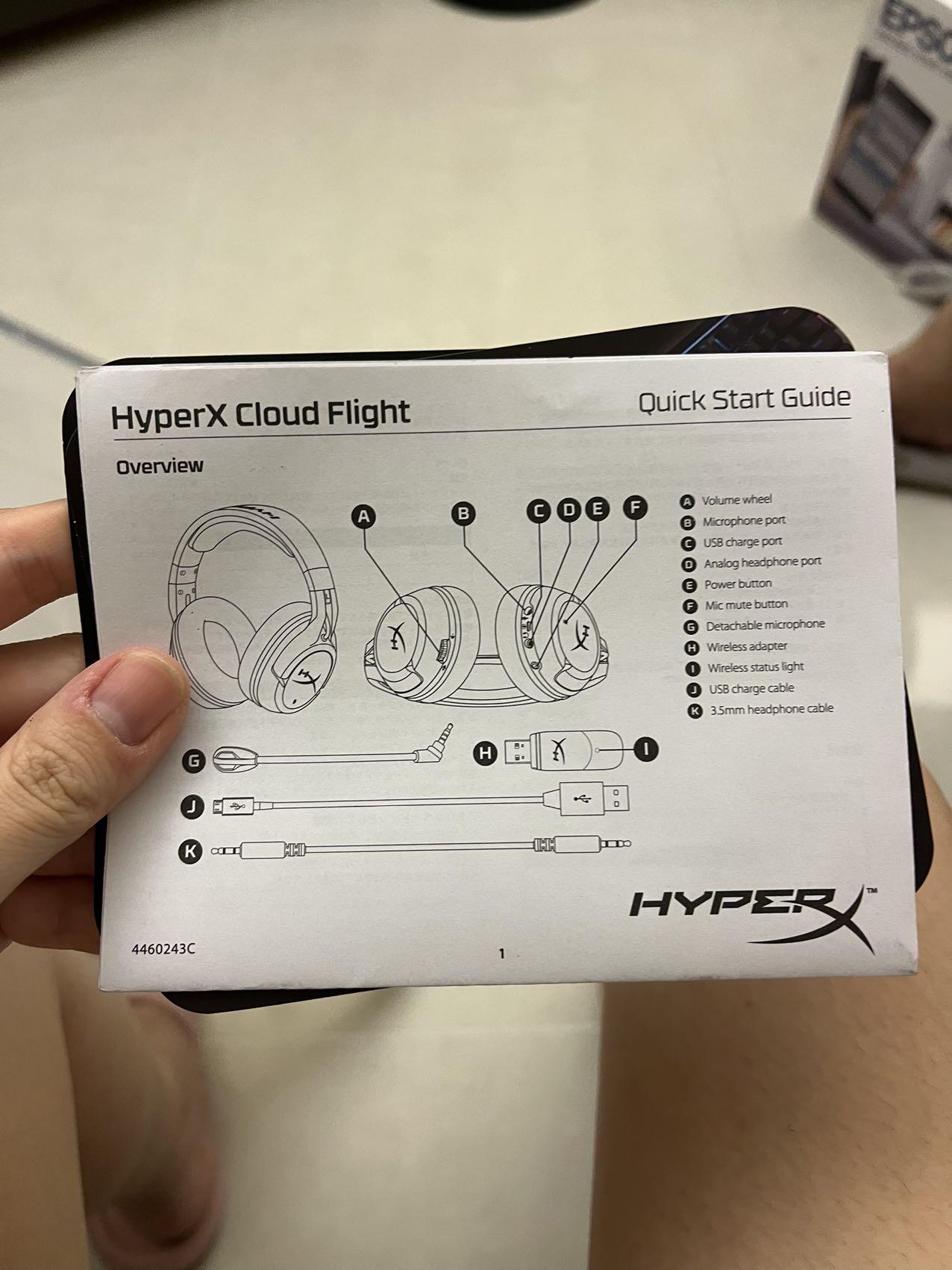 无线耳机 hyperx cloud