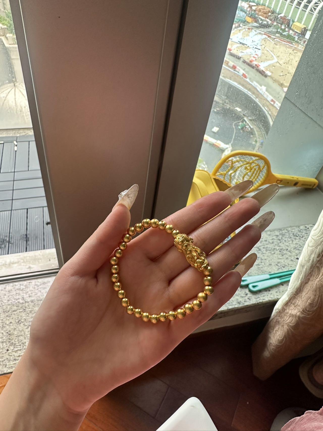 貔貅沙金手链