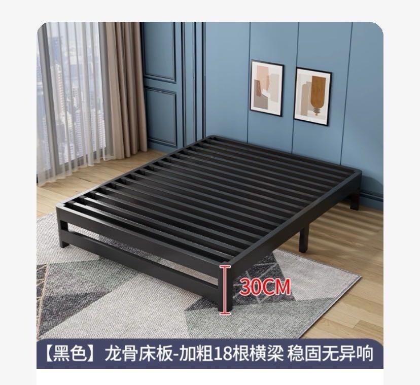 黑色铁架床