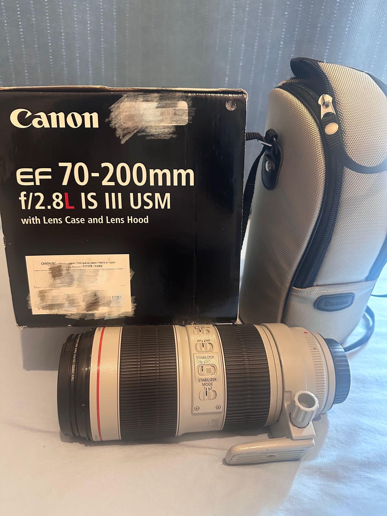 佳能 CANON EF 70-200 f2.8 III USM鏡頭