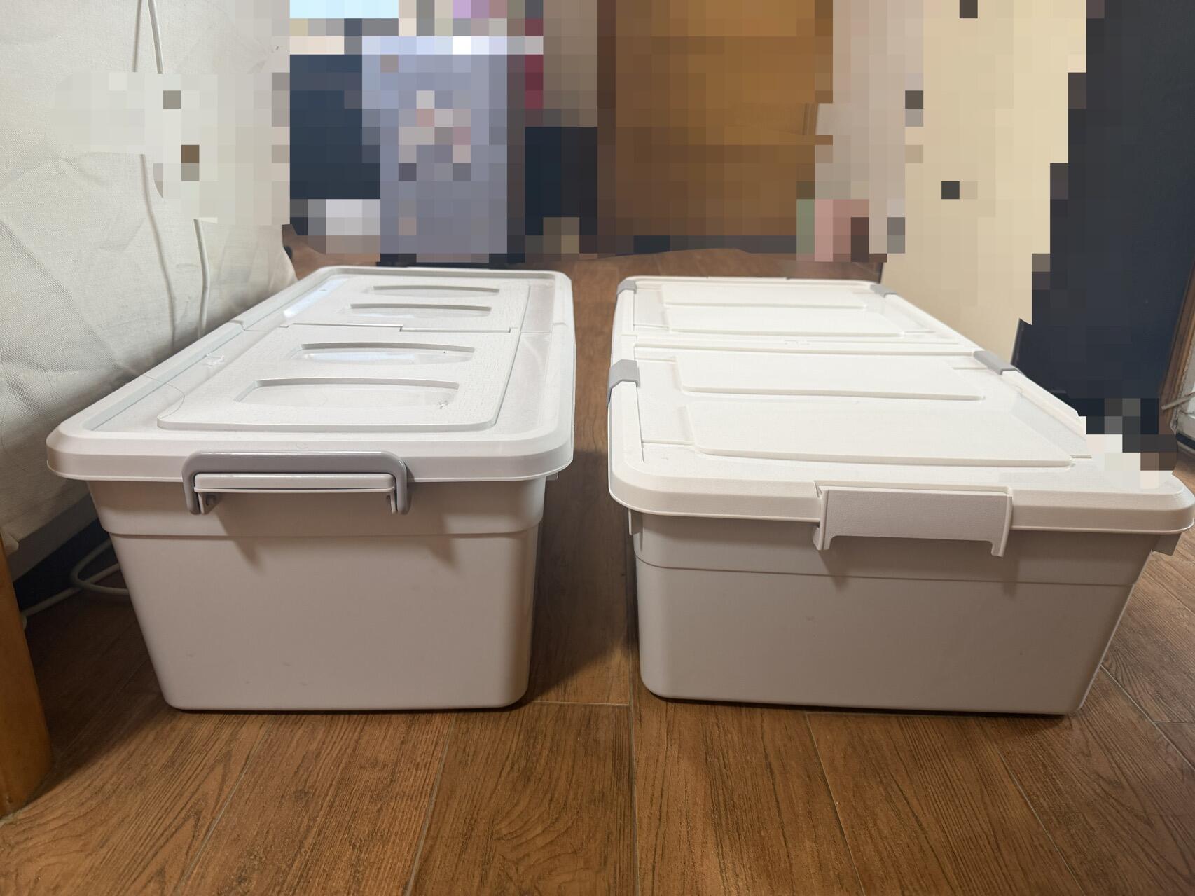 床底收纳箱两个