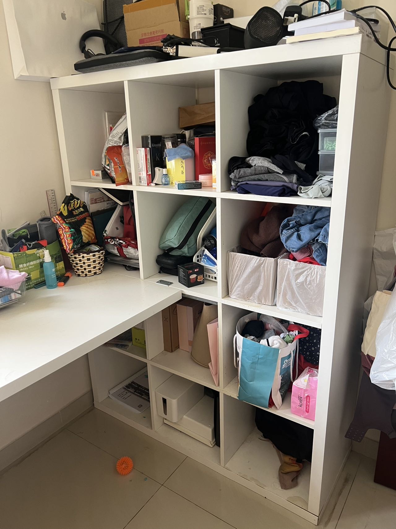 IKEA KALLAX 層架組合 九格櫃白色