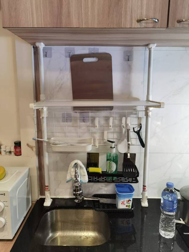 顶天立地厨房置物架