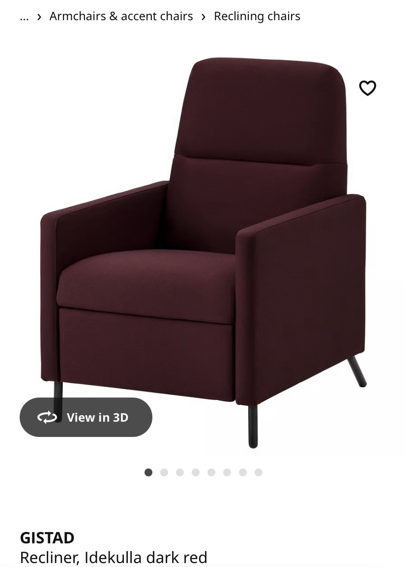 宜家ikea GISTAD躺椅