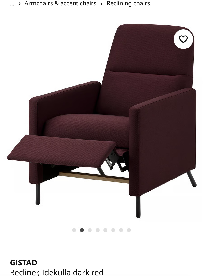 宜家ikea GISTAD躺椅