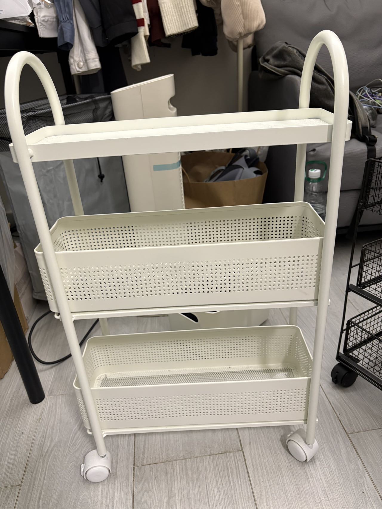 卫生间夹缝置物架侧面抽拉柜马桶浴室小推车极窄缝隙收纳柜