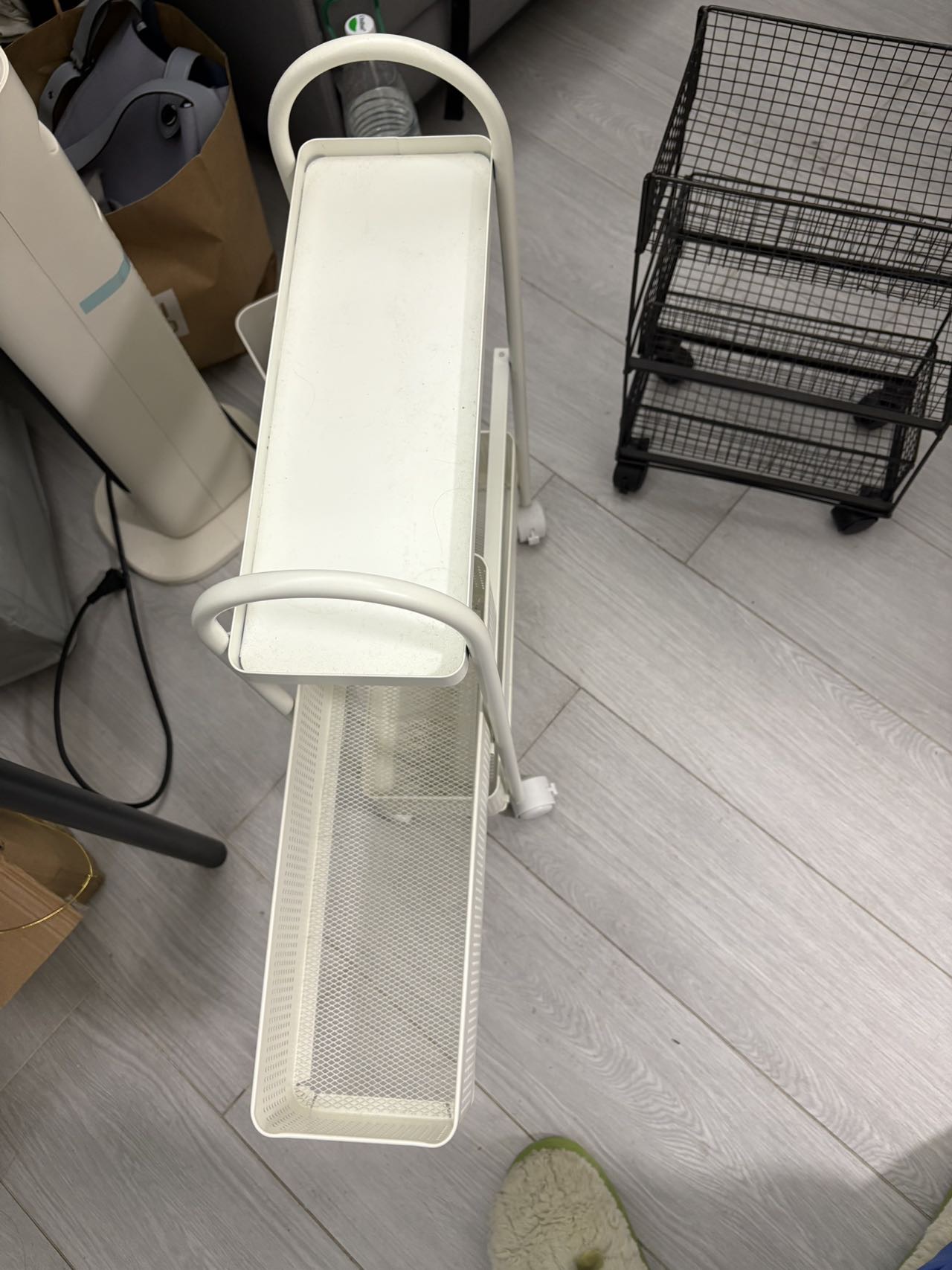 卫生间夹缝置物架侧面抽拉柜马桶浴室小推车极窄缝隙收纳柜