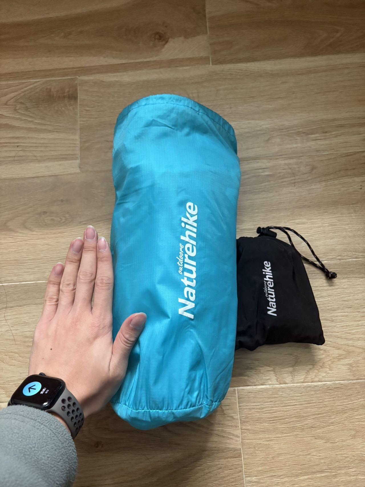 充气床垫单人 露营用+充气泵