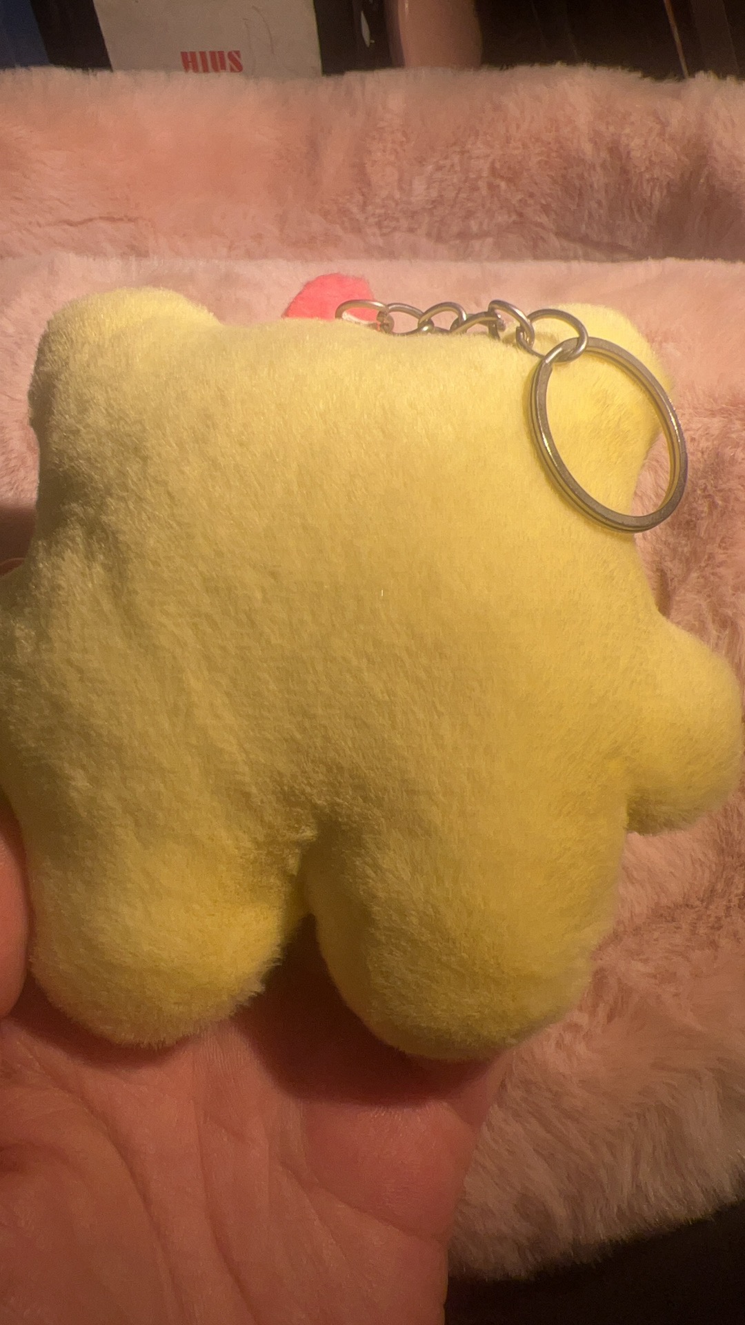 独眼小怪兽毛绒挂件