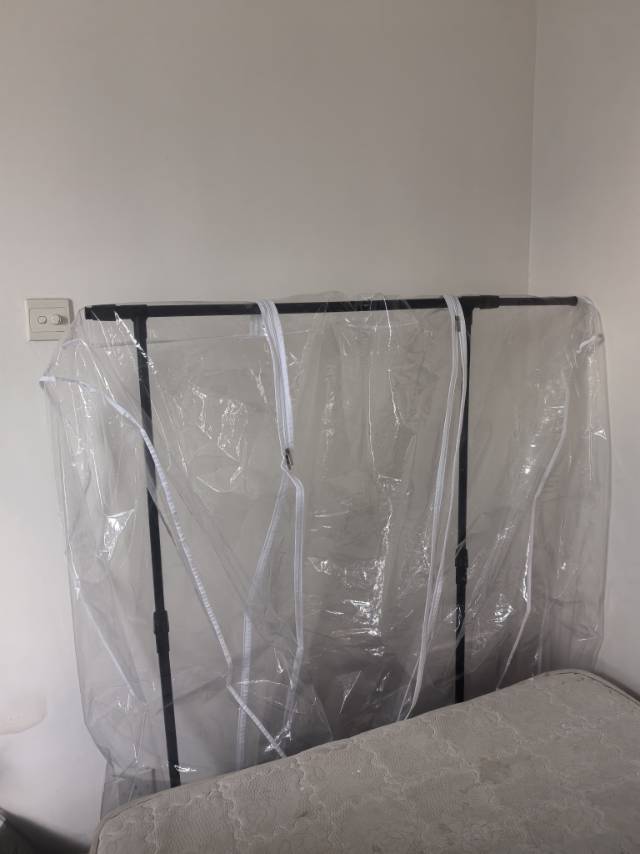 挂衣杆衣架包括防尘套