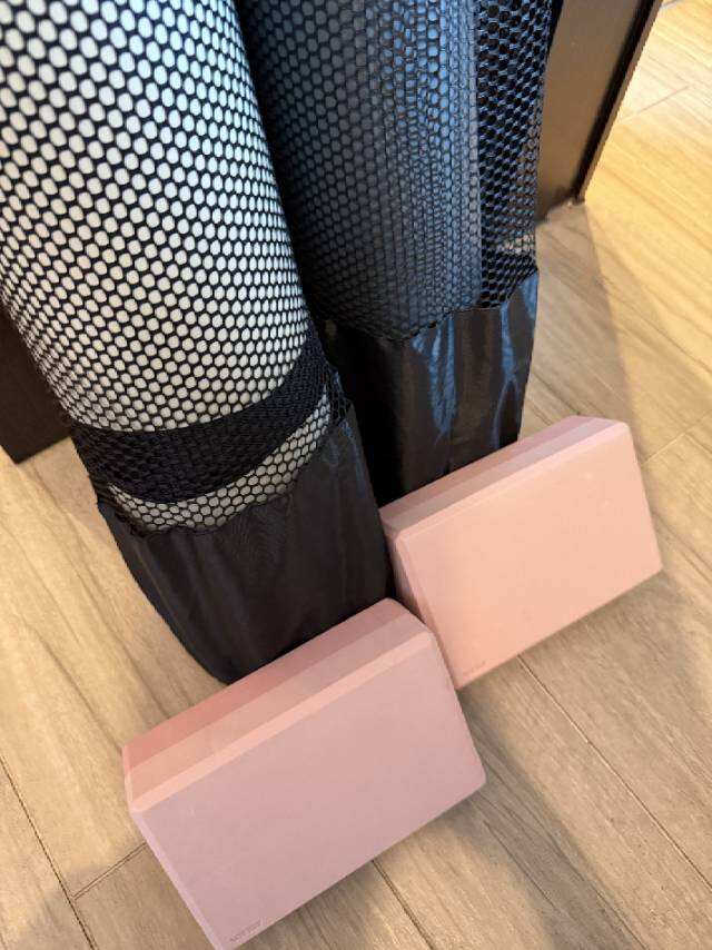 瑜伽墊+拉伸磚
