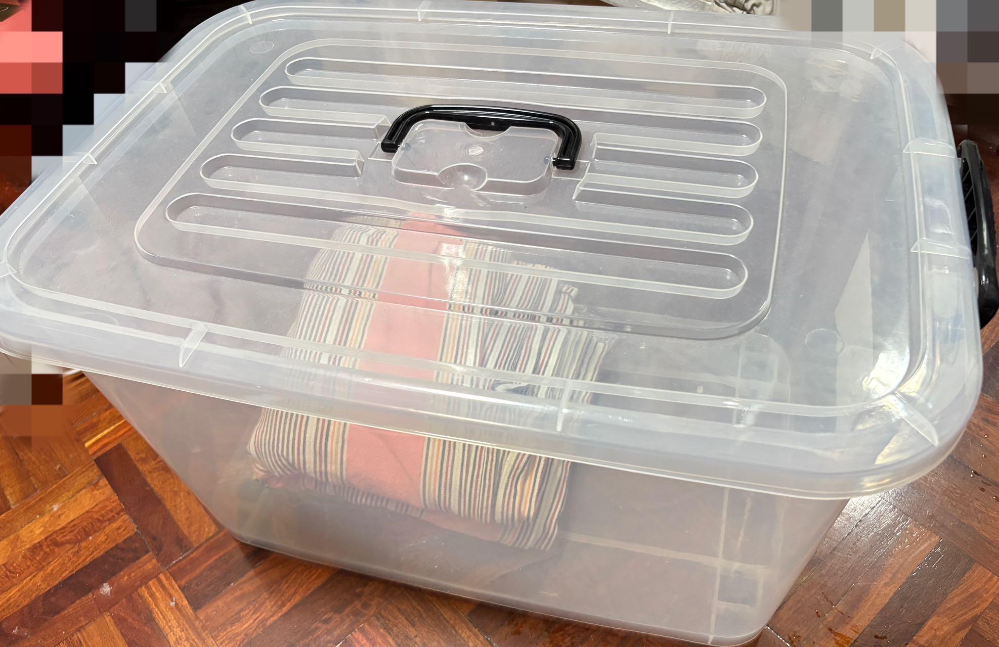 白色透明整理箱