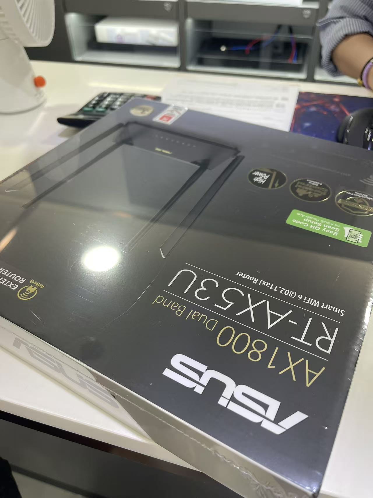 华硕 RT-AX53U AX1800双频WiFi6 无线路由器